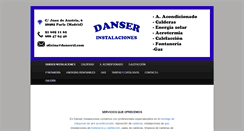 Desktop Screenshot of danserinstalaciones.com